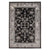 Alexandria ALX-44 Black/Ivory Rug - Baconco