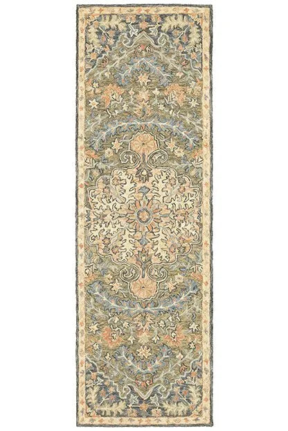 Alfresco 28401 Yellow/Green Rug - Baconco