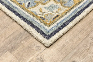 Alfresco 28402 Blue/Ivory Rug - Baconco