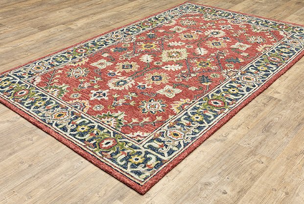 Alfresco 28404 Red/Blue Rug - Baconco