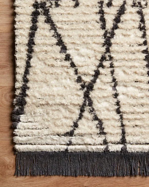 Alice ALI-01 Cream/Charcoal Rug - Baconco