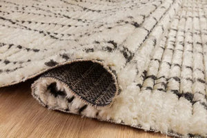 Alice ALI-01 Cream/Charcoal Rug - Baconco