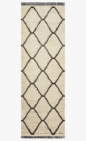 Alice ALI-04 Cream/Charcoal Rug - Baconco