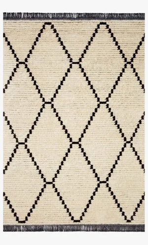 Alice ALI-04 Cream/Charcoal Rug - Baconco