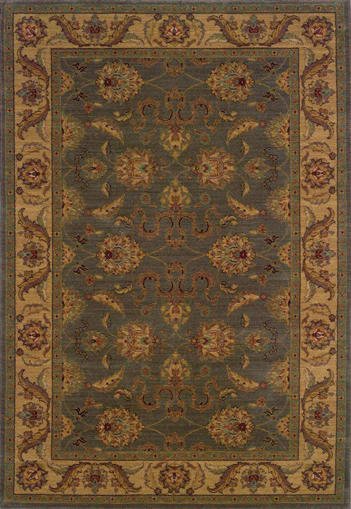 Allure 12E Green/ Beige Rug - Baconco