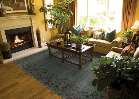 Allure 4D Blue/ Brown Rug - Baconco