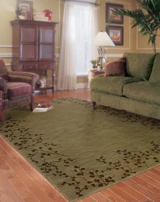 Allure 4E Green/ Brown Rug - Baconco