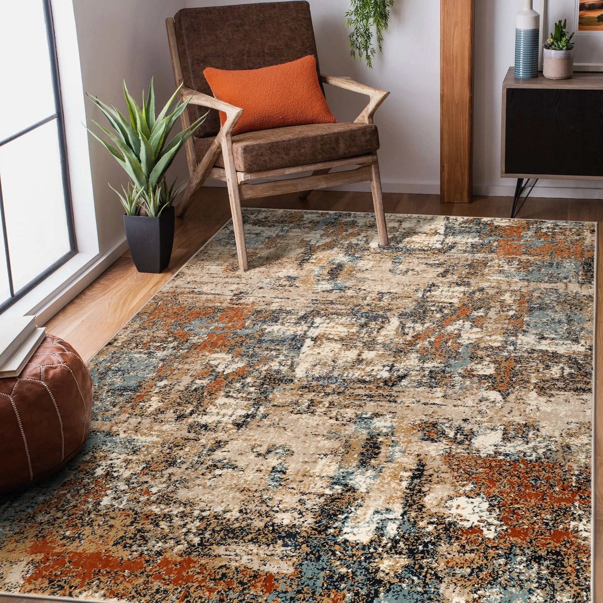 Allure ALU-11 Orange Rug - Baconco