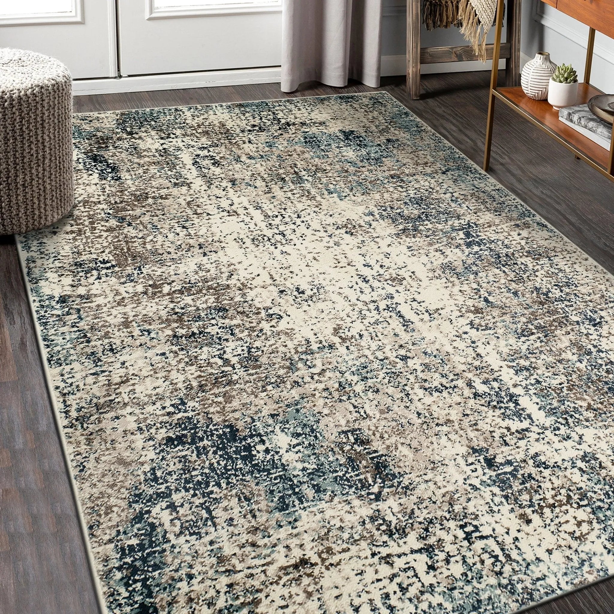 Allure ALU-12 Blue Rug - Baconco