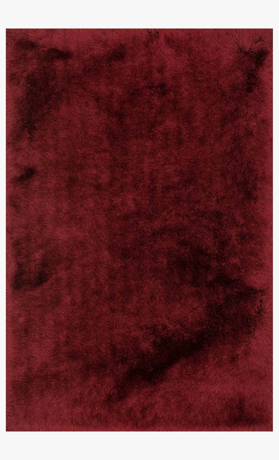 Allure Shag AQ 01 Garnet Rug - Baconco