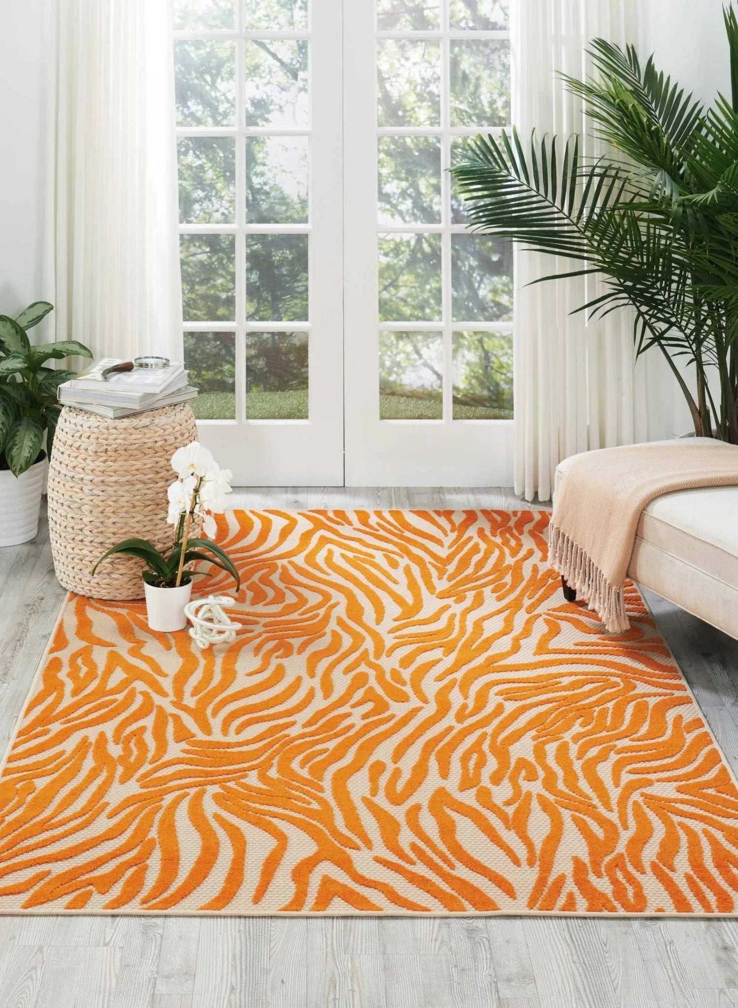 Aloha ALH04 Orange Rug - Baconco