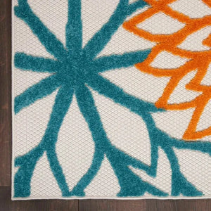 Aloha ALH05 Turquoise/Multi Area Rug - Baconco