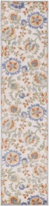 Aloha ALH17 Ivory/Blue Area Rug - Baconco