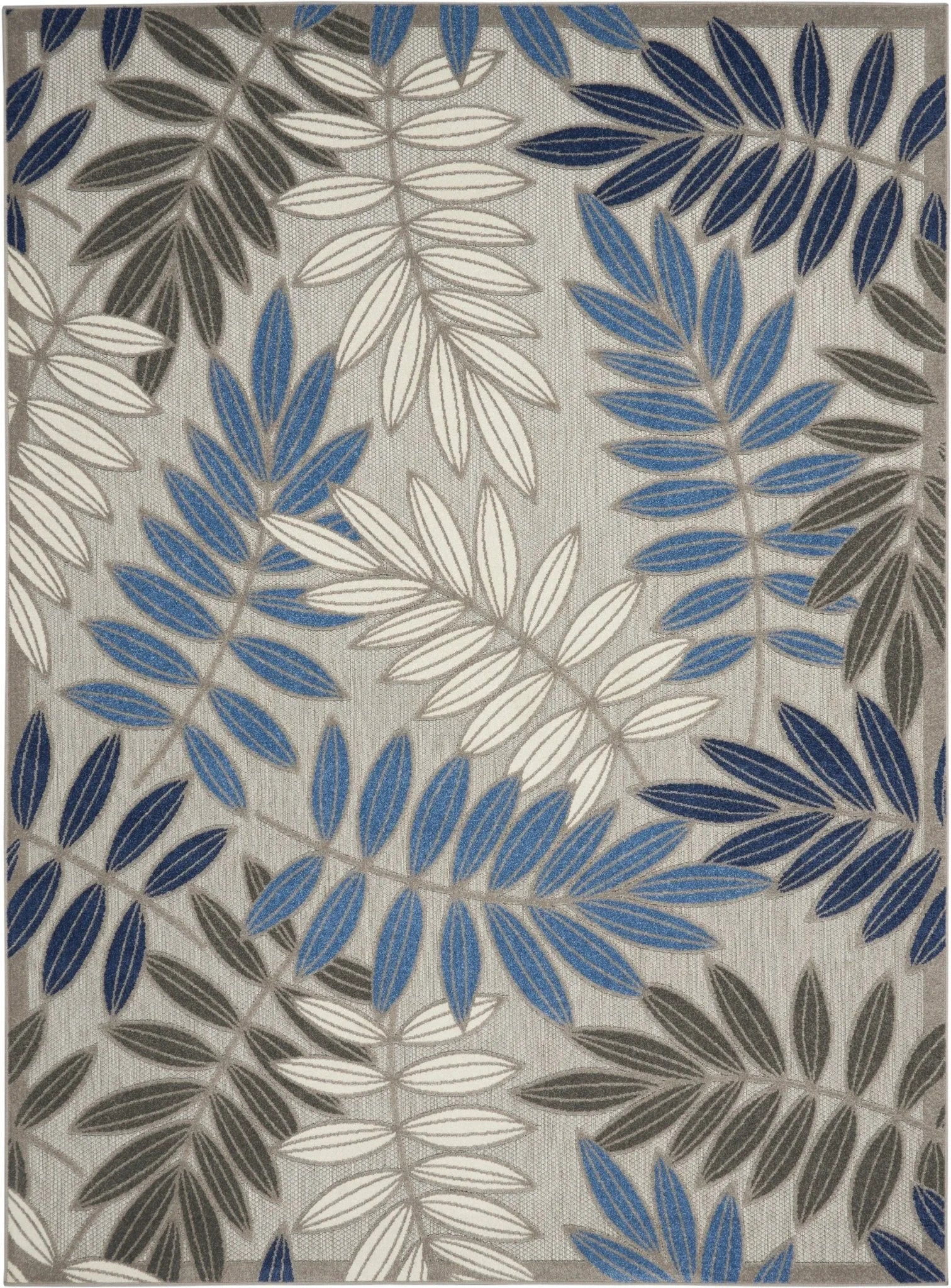 Aloha ALH18 Grey/Blue Rug - Baconco