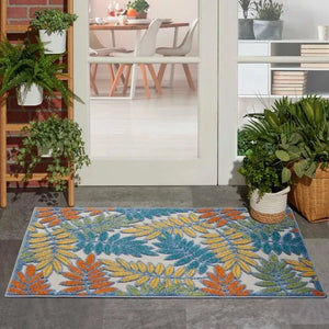 Aloha ALH18 Ivory/Multi Area Rug - Baconco