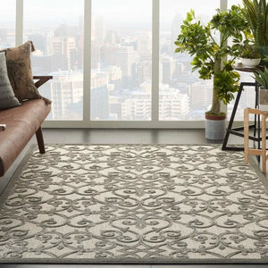 Aloha ALH21 Grey/Charcoal Rug - Baconco