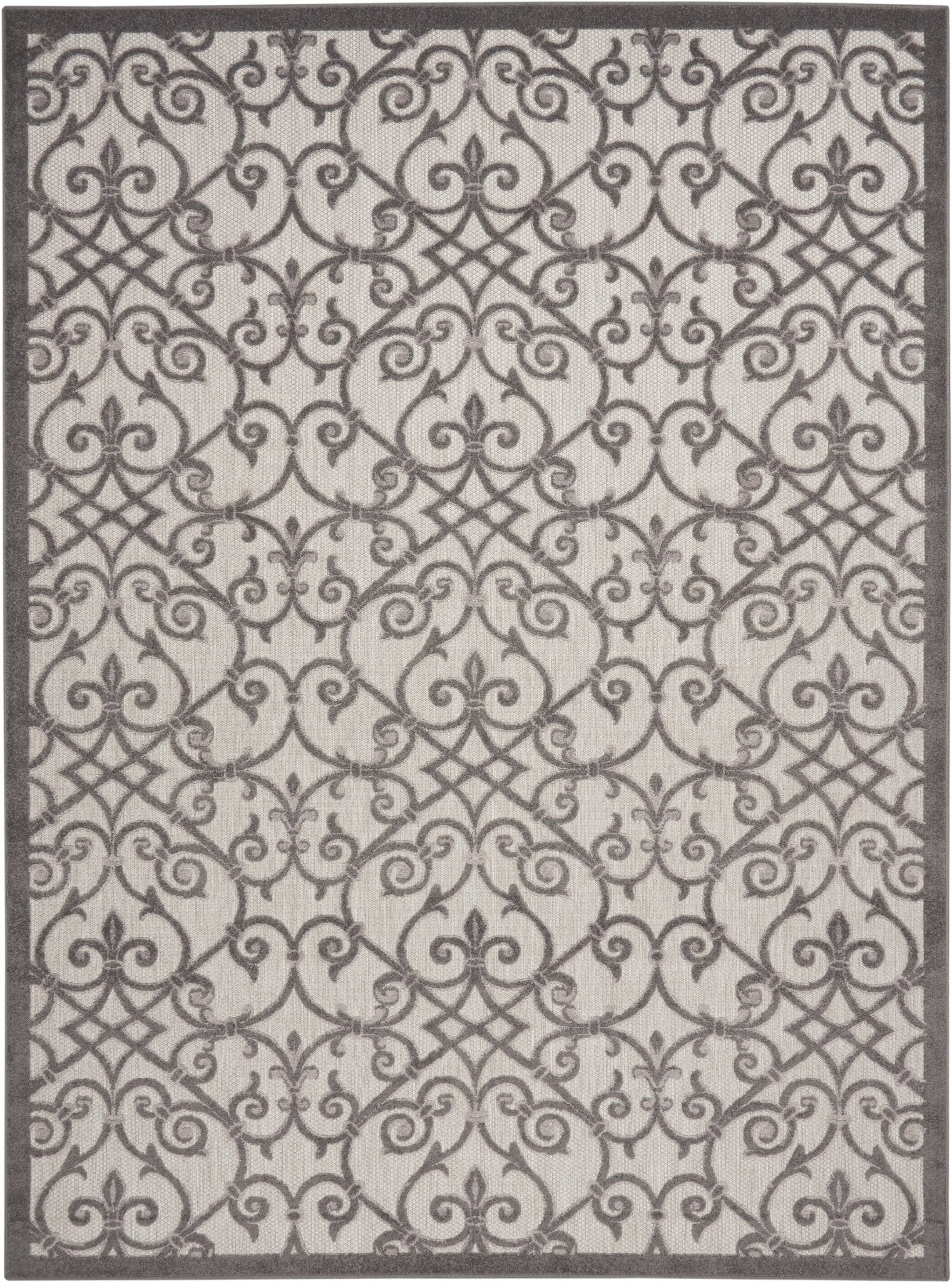 Aloha ALH21 Grey/Charcoal Rug - Baconco