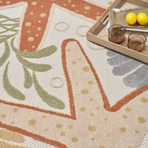 Aloha ALH24 Ivory/Multi Area Rug - Baconco