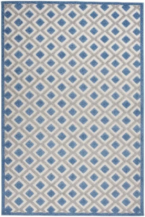 Aloha ALH26 Blue/Grey Area Rug - Baconco