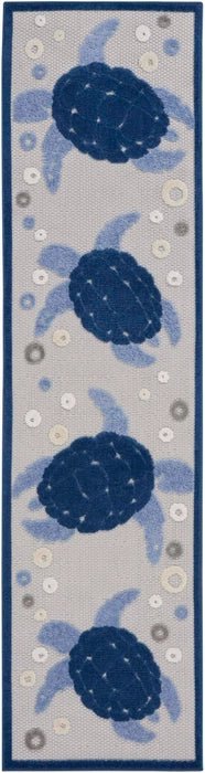 Aloha ALH27 Navy/Blue Area Rug - Baconco