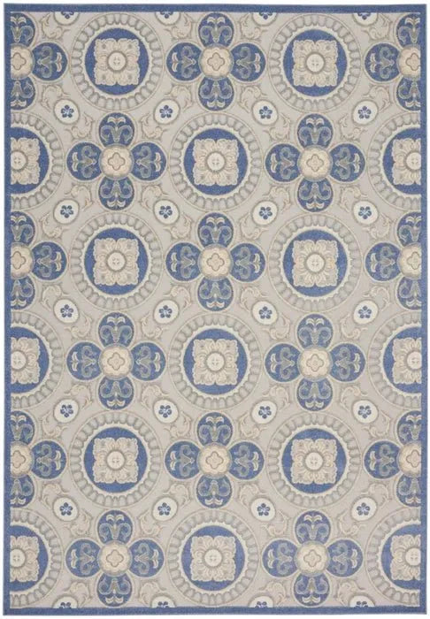 Aloha ALH30 Blue/Grey Area Rug - Baconco