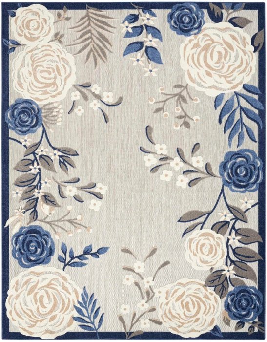 Aloha ALH32 Blue/Grey Area Rug - Baconco