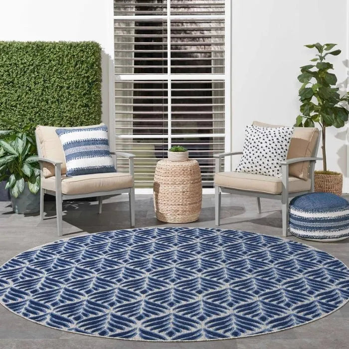 Aloha ALH35 Blue Area Rug - Baconco