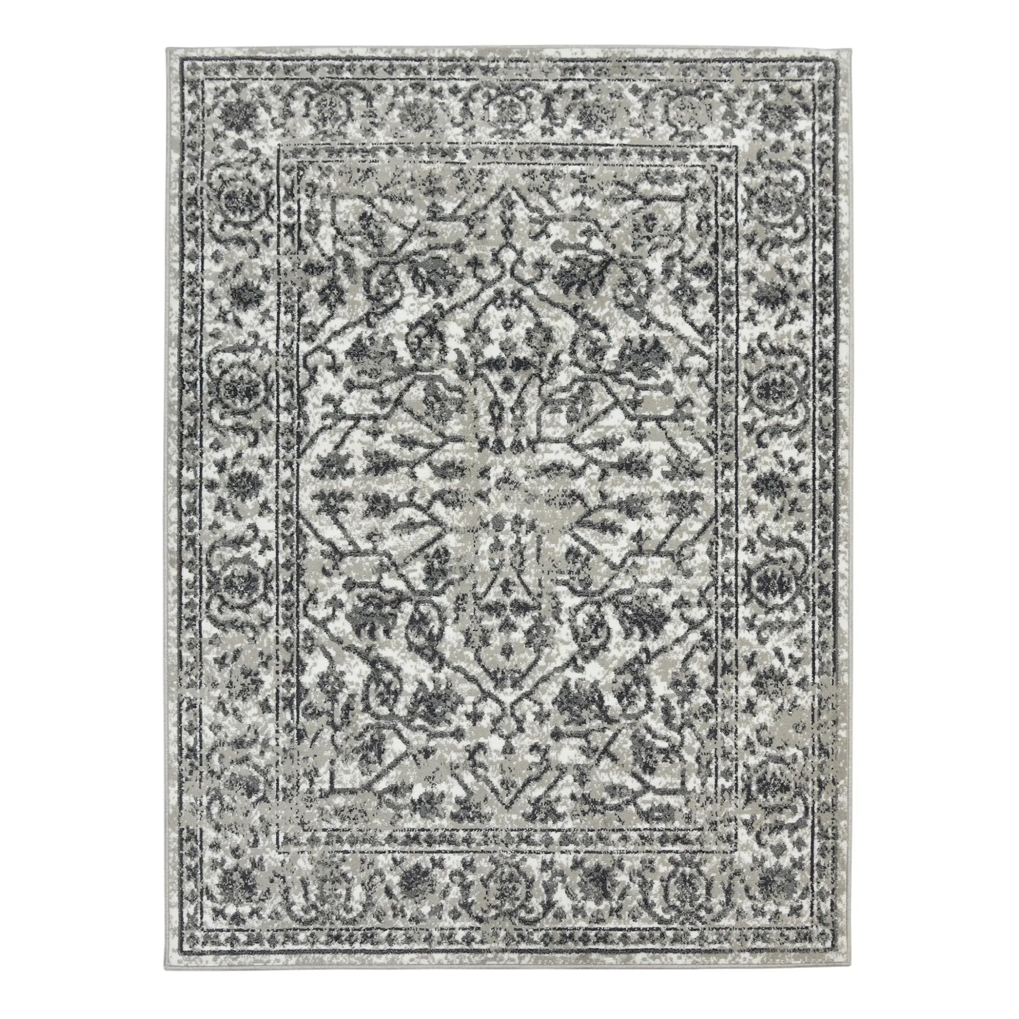 Alpine ALP-7 Dark Grey Rug - Baconco