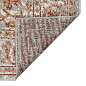 Alpine ALP-9 Orange/Grey Rug - Baconco