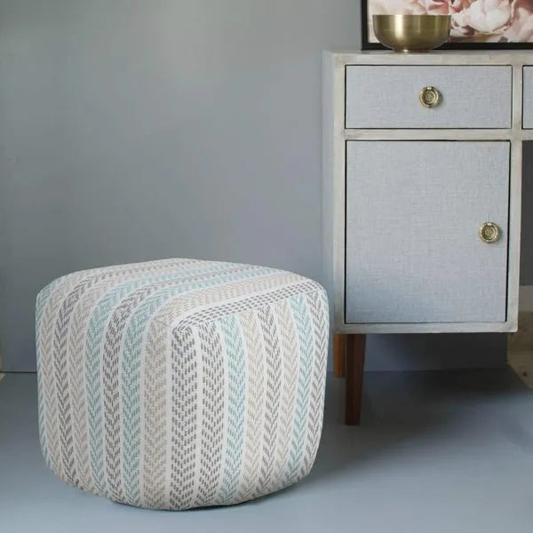 Altair 34046TUR Turquoise Pouf - Baconco