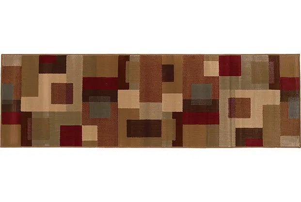 Amelia 2261Y Red/ Tan Rug - Baconco