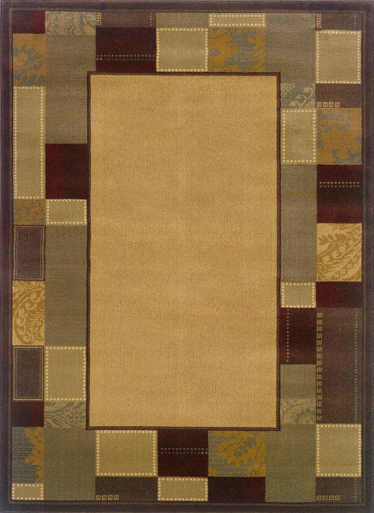 Amelia 6993Y Beige/ Brown Rug - Baconco