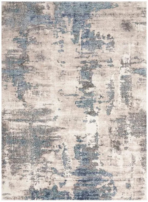 American Manor (KI100) AMR04 Ivory/Blue Rug - Baconco