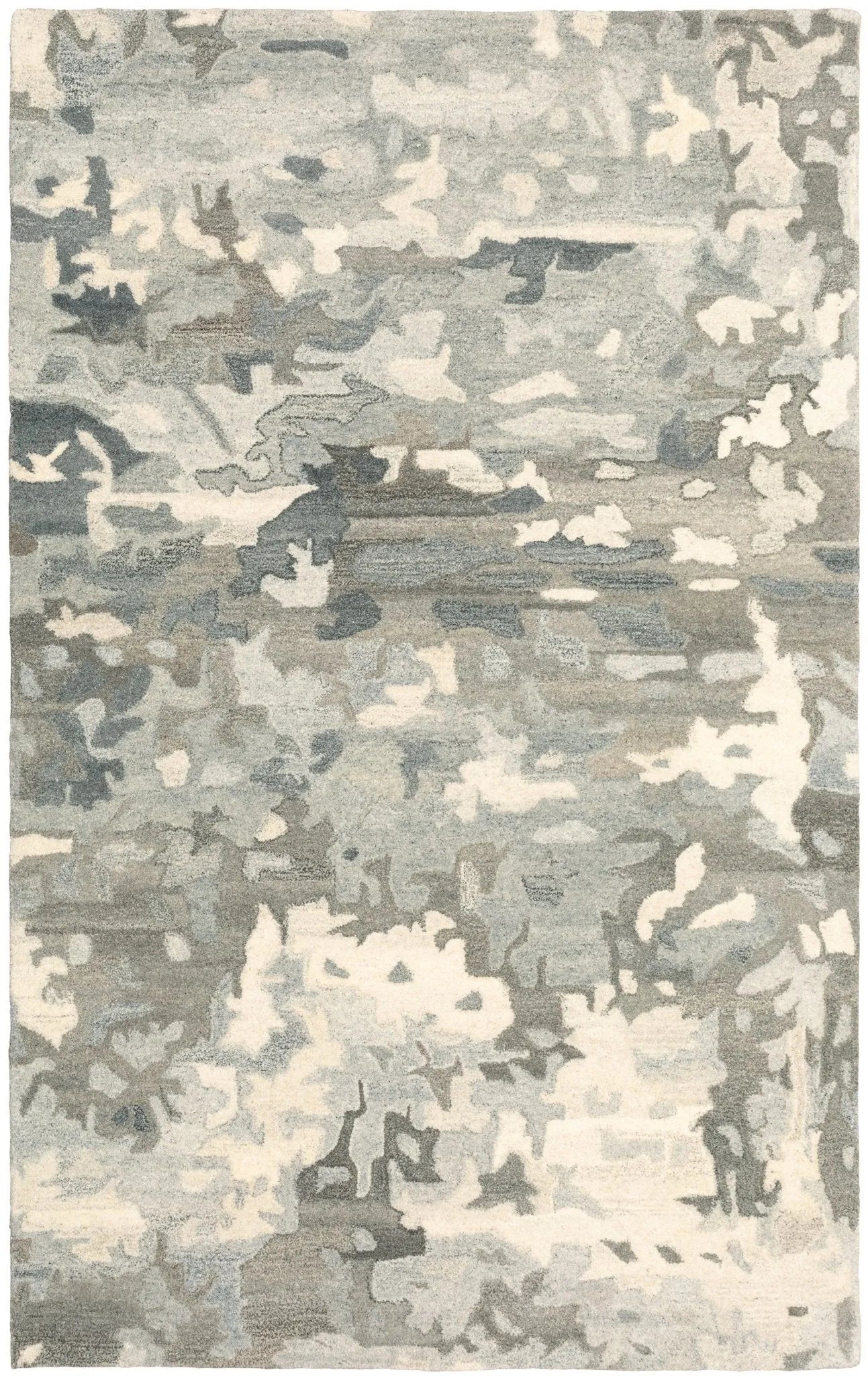 Anastasia 68006 Grey/Charcoal Rug - Baconco