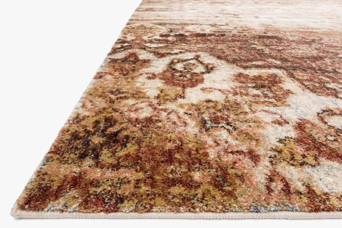 Anastasia AF-06 Rust/Ivory Rug - Baconco