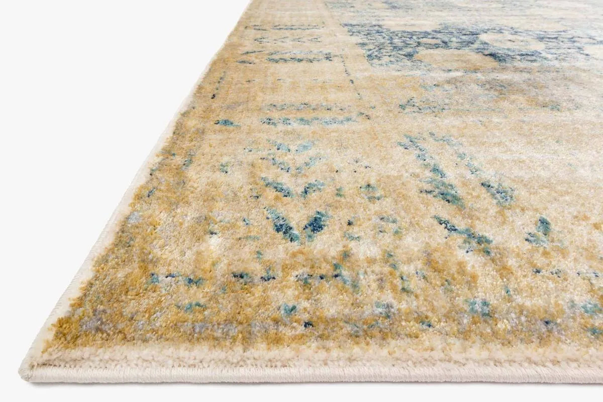 Anastasia AF 09 Blue / Gold Rug - Baconco