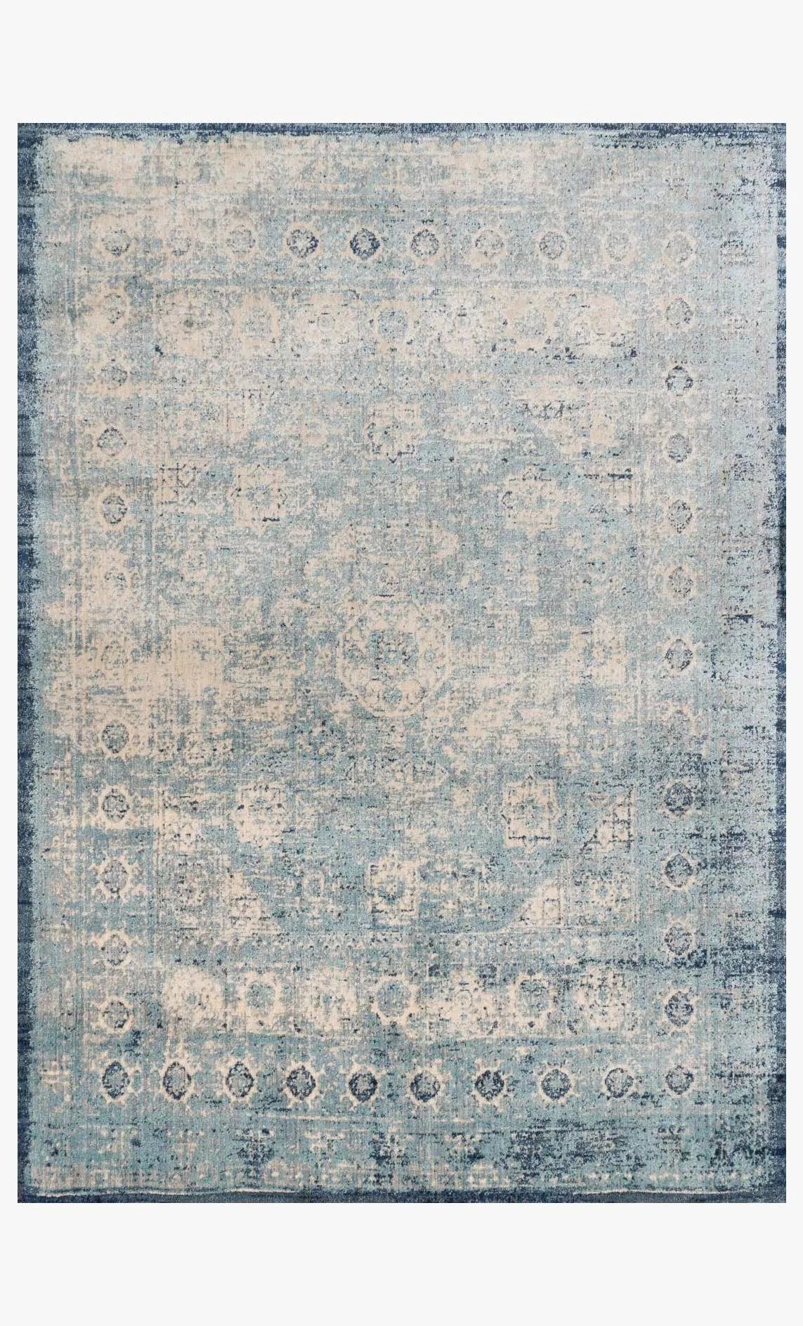 Anastasia AF 14 Lt. Blue / Ivory Rug - Baconco