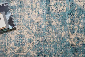 Anastasia AF 14 Lt. Blue / Ivory Rug - Baconco