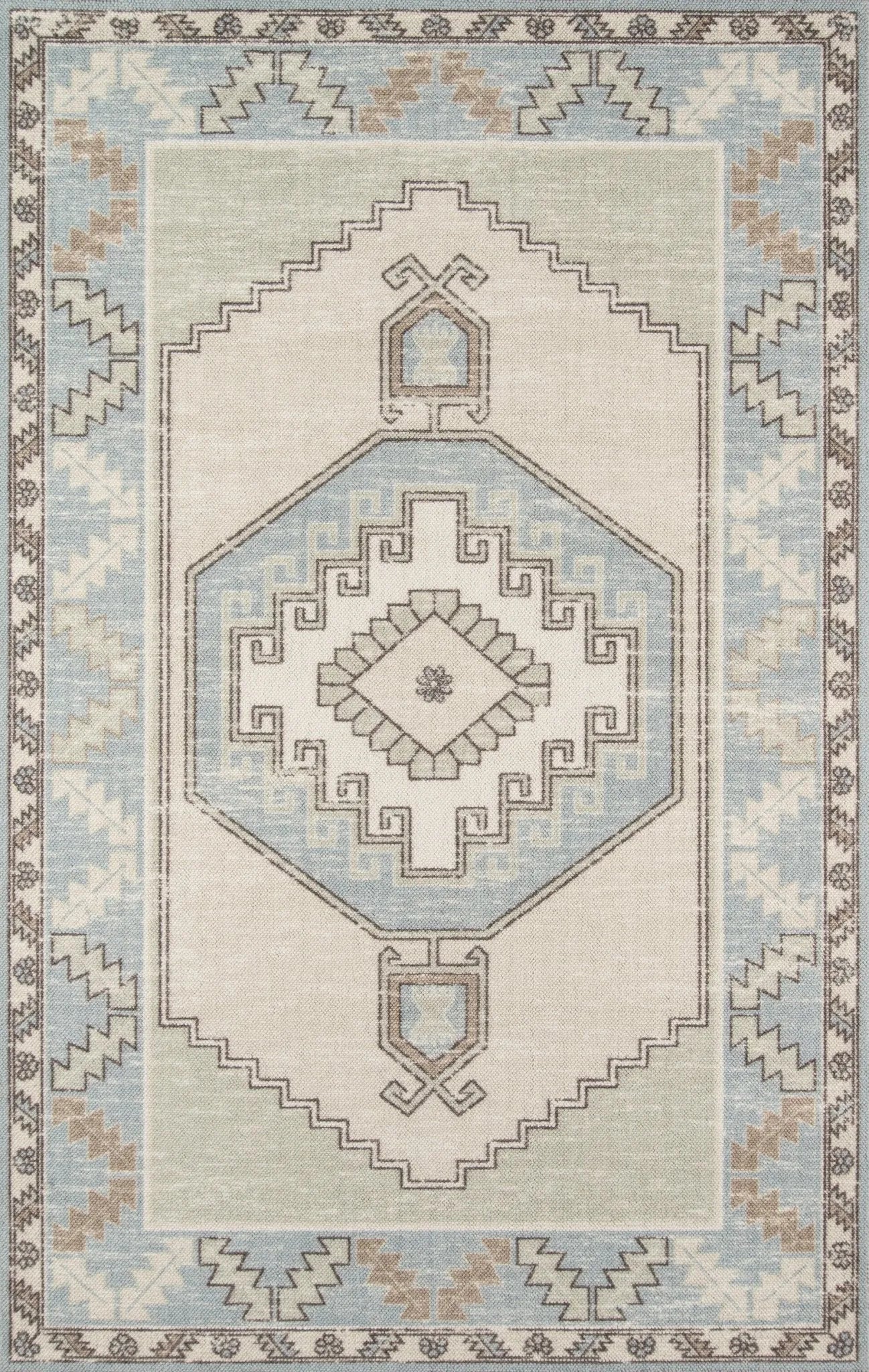 Anatolia ANA-2 Light Blue Rug - Baconco