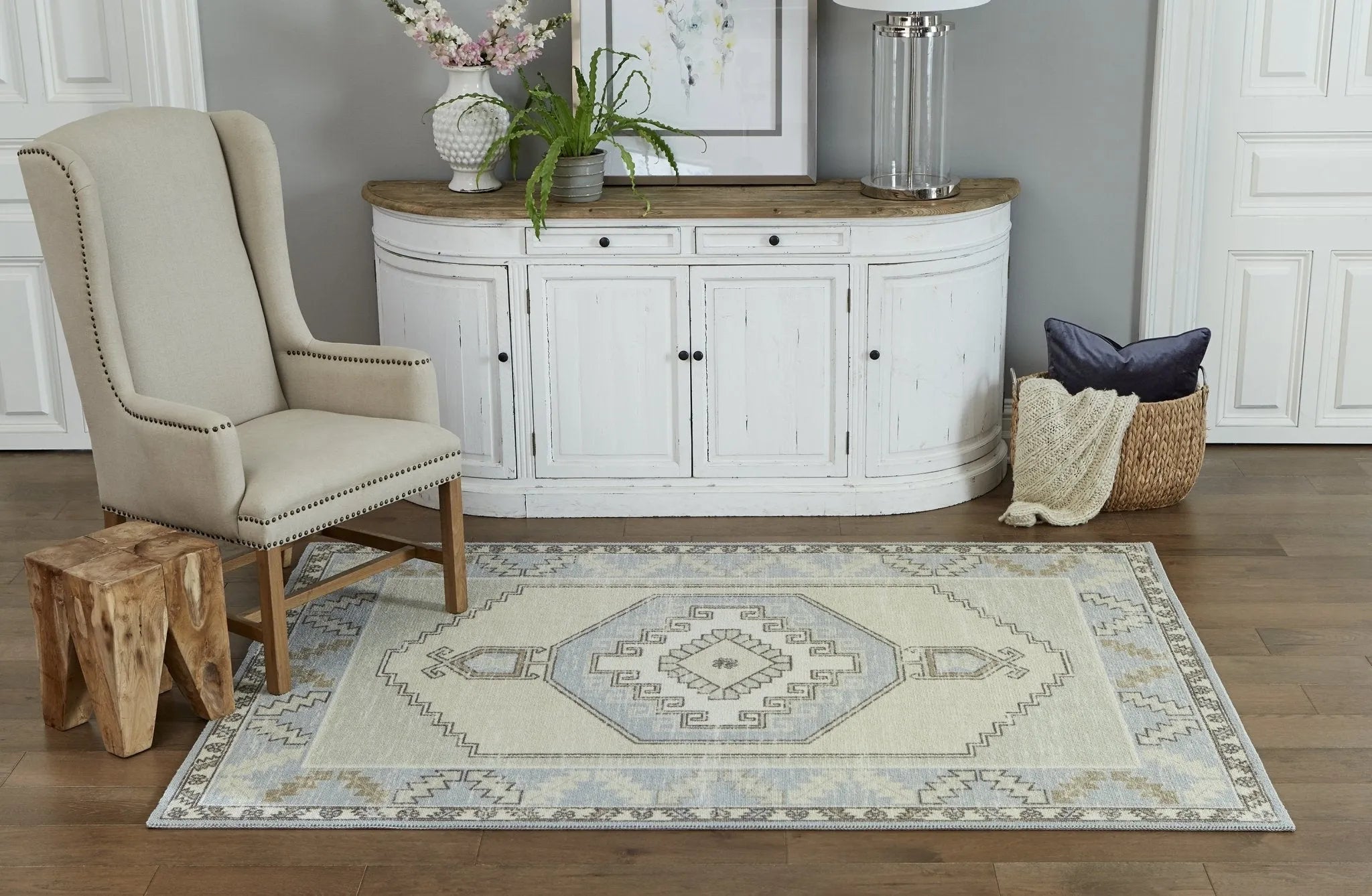 Anatolia ANA-2 Light Blue Rug - Baconco