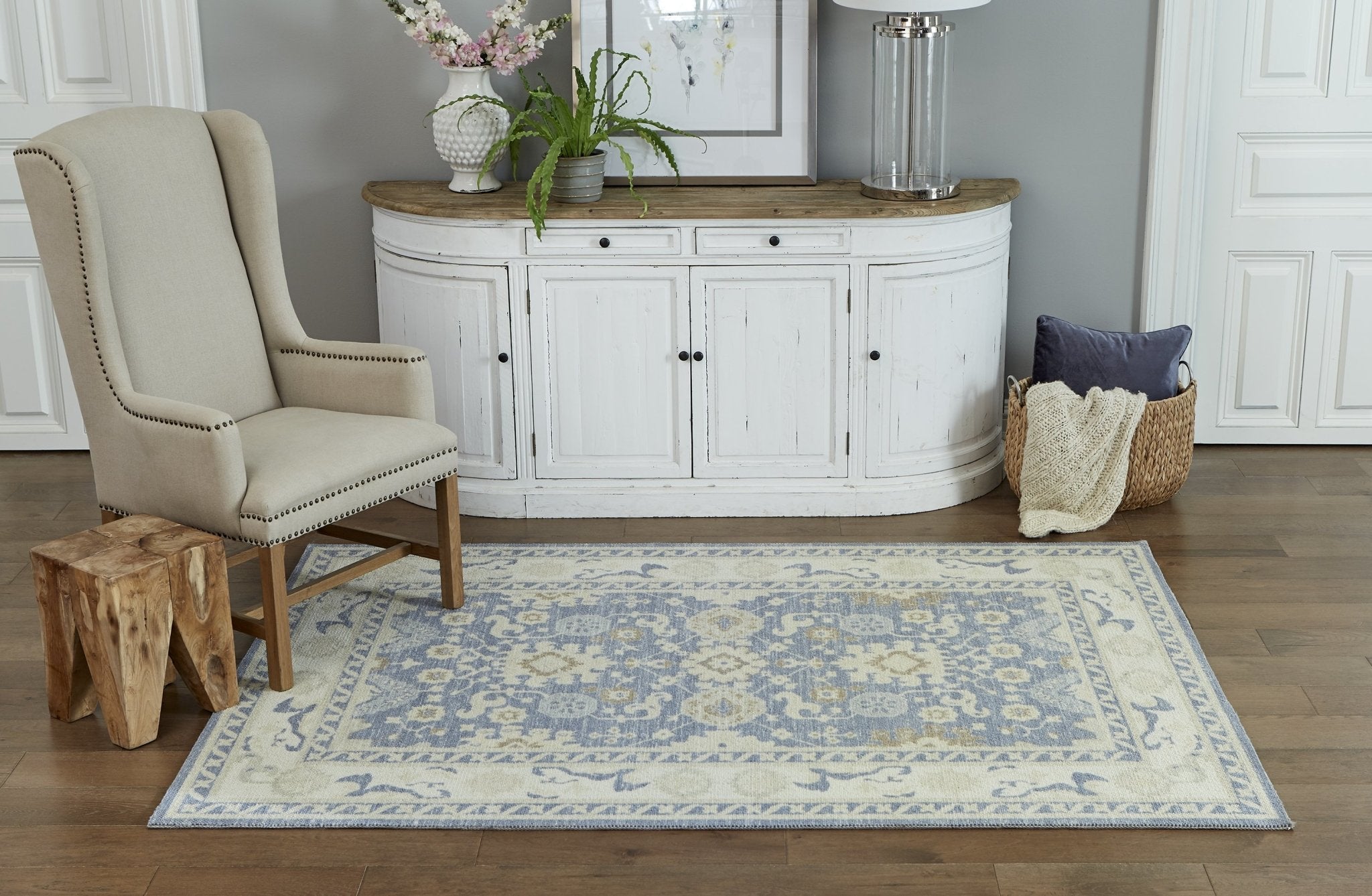 Anatolia ANA-7 Light Blue Rug - Baconco