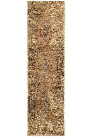 Andorra 6845D Gold/ Brown Rug - Baconco