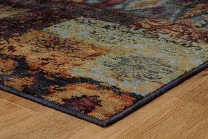 Andorra 7137A Multi/ Blue Rug - Baconco