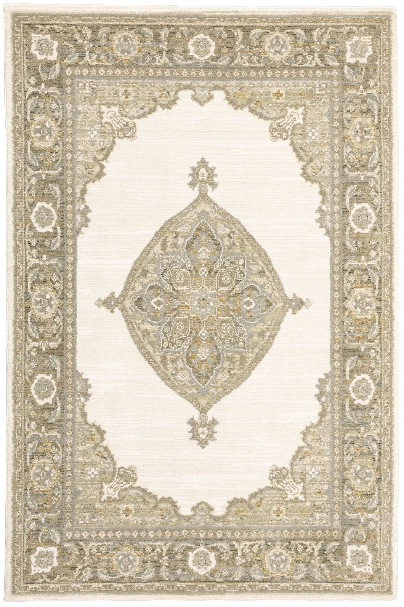 Andorra 7939D Beige/Ivory Rug - Baconco