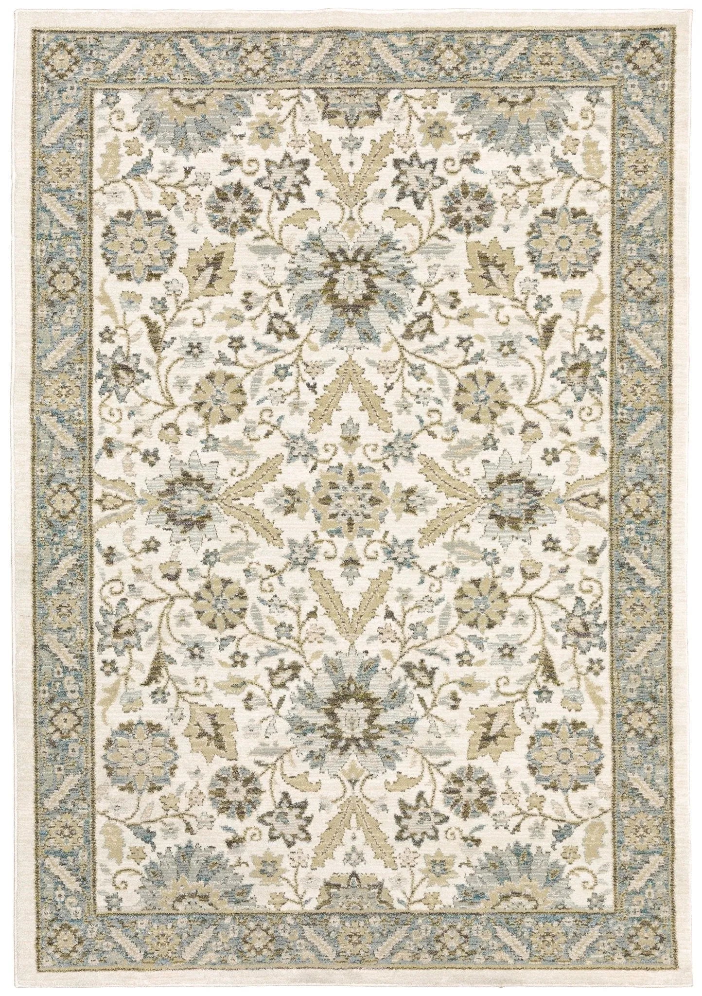 Andorra 8918I Stone/Ivory Rug - Baconco