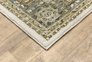 Andorra 9537P Ivory/Blue Rug - Baconco