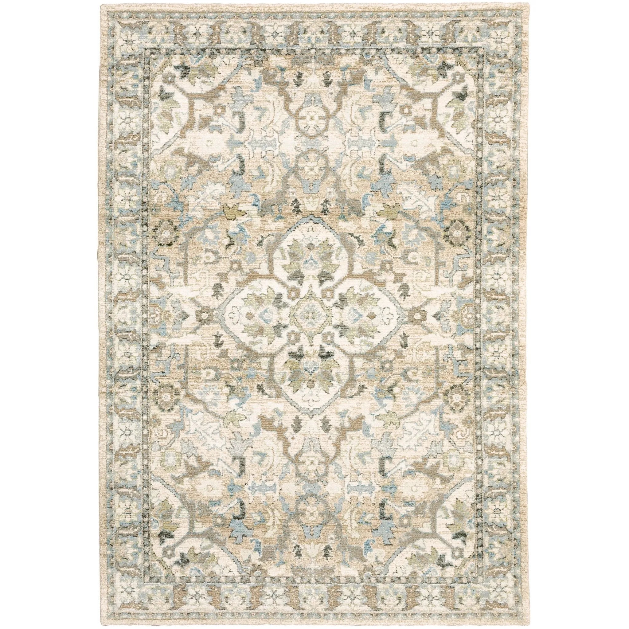 Andorra 9818G Beige/Ivory Rug - Baconco