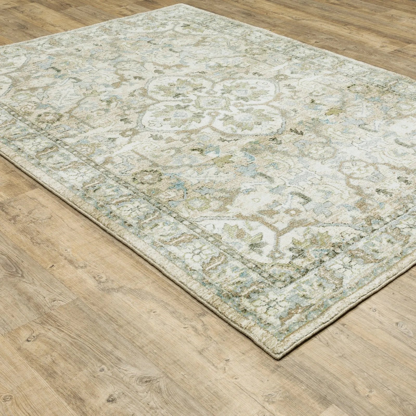 Andorra 9818G Beige/Ivory Rug - Baconco