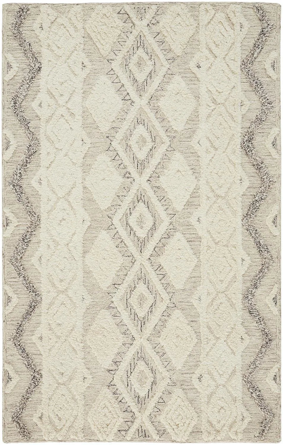 Anica 8006F Ivory/Gray Rug - Baconco