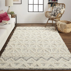 Anica 8007F Ivory/Blue Rug - Baconco